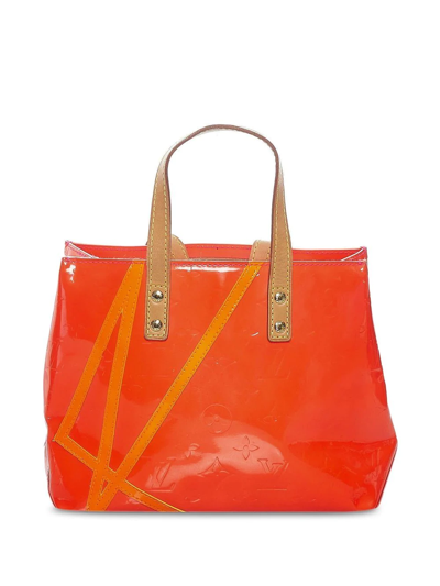 Pre-owned Louis Vuitton X Dressing Gownrt Wilson 2002  Reade Pm Tote Bag In Orange