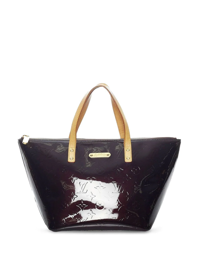 Pre-owned Louis Vuitton  Bellevue Pm Top-handle Bag In Purple
