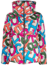 Herno Logo-print Puffer Jacket In Neutrals