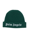 PALM ANGELS LOGO EMBROIDERED BEANIE