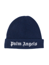 PALM ANGELS LOGO EMBROIDERED BEANIE