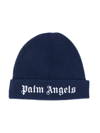Palm Angels Little Boy's & Boy's Knit Logo Beanie In Blue