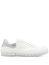 ALEXANDER MCQUEEN DECK PLIMSOLL LOW-TOP SNEAKERS