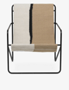 Ferm Living Desert Steel And Recycled-plastic Lounge Chair 77.5cm