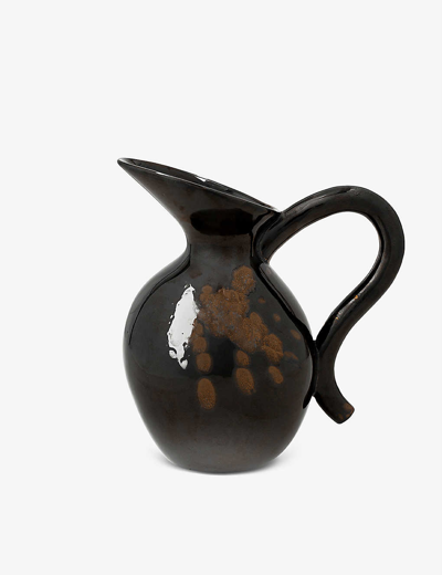 Ferm Living Verso Dappled Stoneware Jug 27.5cm