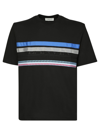 LANVIN T-SHIRT WITH LOGO AND GRAPHIC PRINT