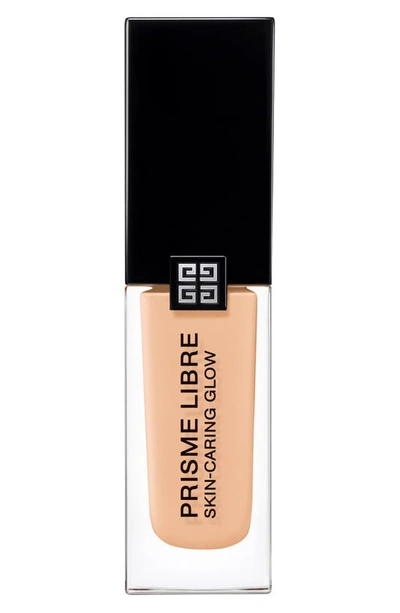 Givenchy Prisme Libre Skin-caring Glow Foundation 01-w100 1.01 oz/ 30 ml In Neutrals