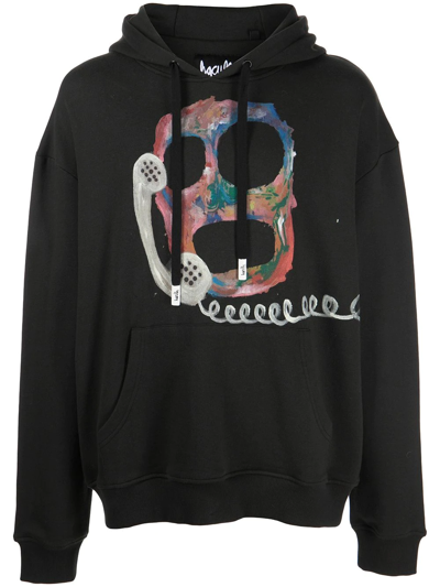 Haculla Graphic-print Hoodie In Black