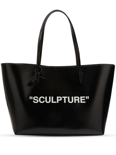 Off-white Day Off Tote Bag In Schwarz