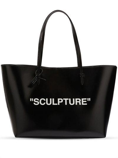 Off-white Day Off Tote Bag In Nero