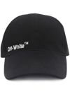 OFF-WHITE LOGO-PRINT SIX-PANEL CAP