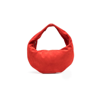 Khaite Red Olivia Medium Suede Shoulder Bag