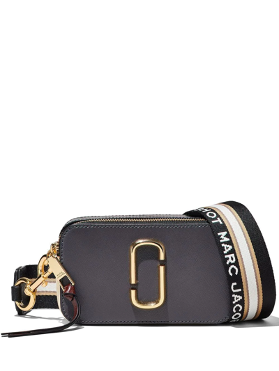 Marc Jacobs The Colourblock Snapshot Crossbody Bag In Purple