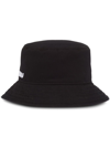 Miu Miu Women's Logo-embroidered Cotton Bucket Hat In Schwarz