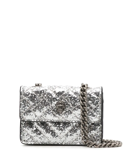 Kurt Geiger Micro Kensington Bag In Silber