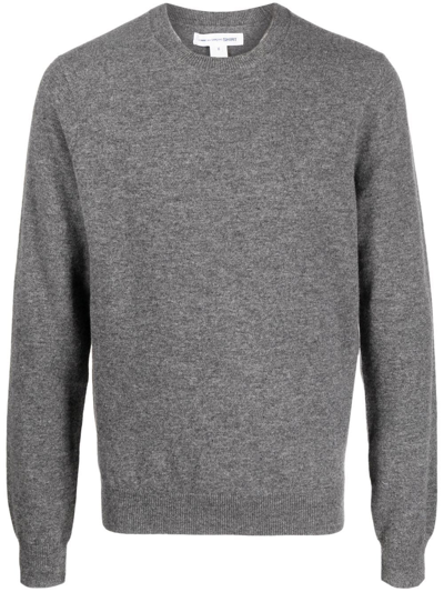 Comme Des Garçons Shirt Crew-neck Long-sleeve Jumper In Grau