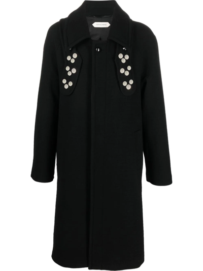 Namacheko Bayder Embellished Wool Coat In Black | ModeSens