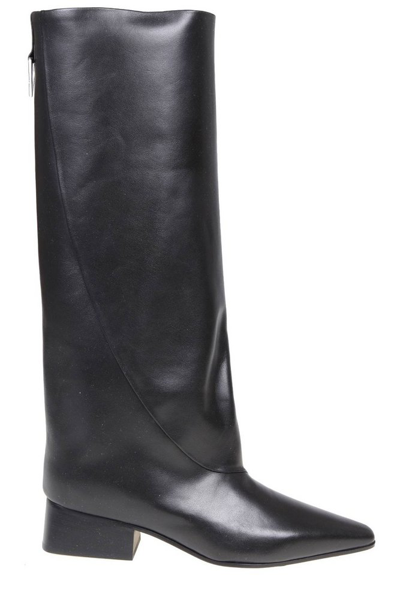 Attico The  Pointed Toe Boots In Black