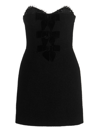 ALESSANDRA RICH ALESSANDRA RICH SEQUIN EMBELLISHED TWEED DRESS