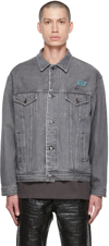 SONG FOR THE MUTE GRAY WORKER DENIM JACKET
