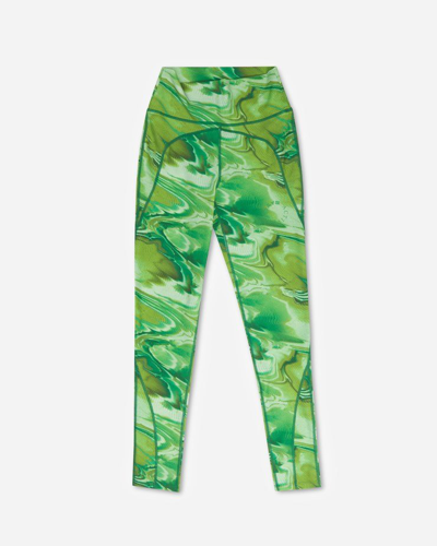 7 Days Active Rivet Tights Aop In Green