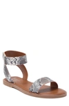 Franco Sarto Kimbra Open Toe Sandal In Silver
