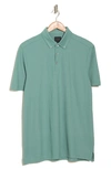 14th & Union Short Sleeve Coolmax Polo In Green Seaglass