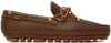 Ps By Paul Smith Tie-fastened Leather Loafers In 62 Browns
