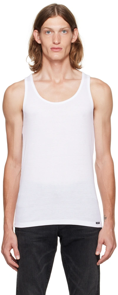Tom Ford Sleeveless Crewneck T-shirt In Multi