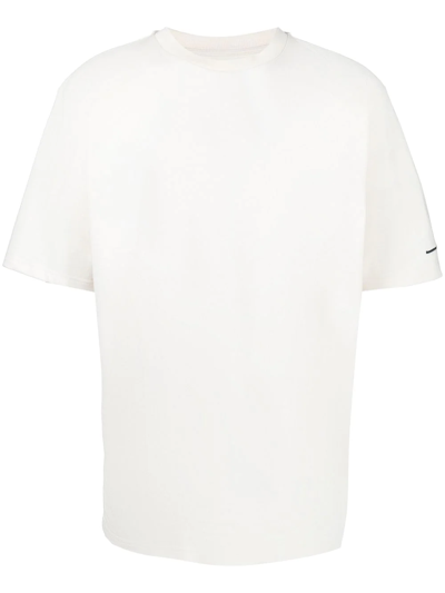 Agnès B. Short-sleeve Cotton T-shirt In White