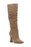 Vince Camuto Women's Alinkay Slouch Knee-high Boots Women's Shoes In Tortilla Suede