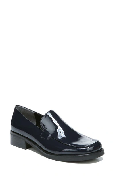Franco Sarto Bocca Womens Solid Slip On Loafers In Black Leather