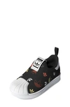 Adidas Originals Kids' Superstar 360 Sneaker In Black/ White/ Orange