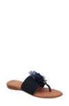 Andre Assous Women's Novalee Embellished Slip On Thong Sandals In Blue Multi