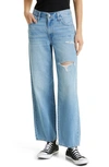 LEVI'S RIPPED BAGGY DAD JEANS