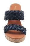 Andre Assous Aria Espadrille Wedge Sandal In Navy