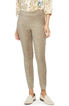 Nydj Faux Suede Leggings In Saddlewood