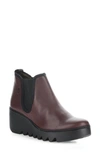 Fly London Byne Wedge Chelsea Boot In 013 Bordeaux Arkansas