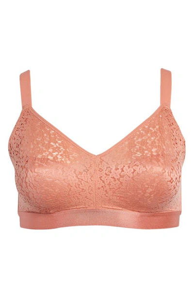 Chantelle Lingerie Norah Supportive Wireless Bra In Peach Delight-f6
