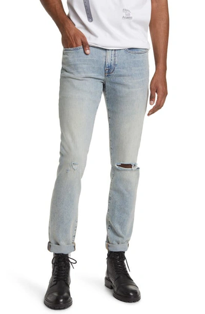 Frame Men's L'homme Skinny-fit Jeans In Aspen Rips