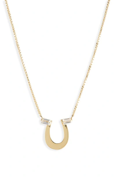 Jennifer Zeuner Maverick Pendant Necklace In Gold