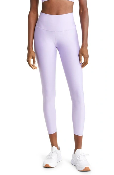 Alo Yoga Airlift High Waist Midi Leggings In Violet Skies