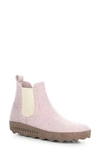 Asportuguesas Caia Chelsa Boot In 017 Marble Pink Tweed/ Felt