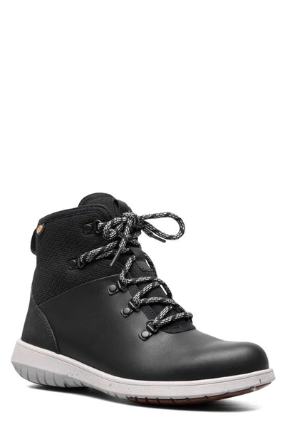 Bogs Juniper Insulated Hiker Lace-up Boot In Black