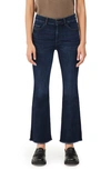 DL1961 BRIDGET INSTASCULPT FRAYED HIGH WAIST ANKLE BOOTCUT JEANS