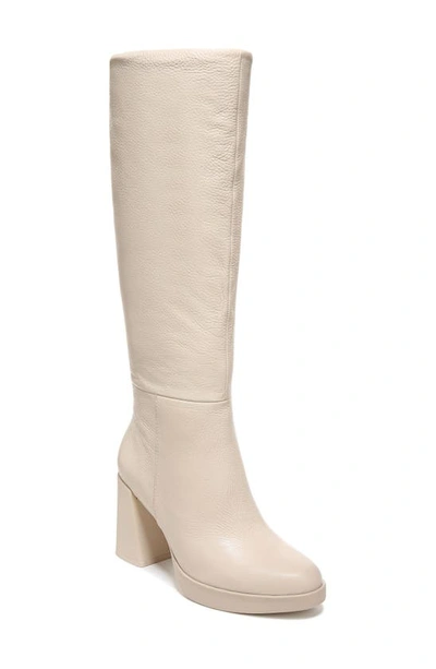 Naturalizer Kyrie Womens Suede Water Repellent Knee-high Boots In Porcelain Suede