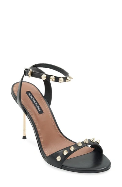 Bcbgmaxazria Lambi Ankle Strap Sandal In Black