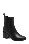 Silent D Naydo Bootie In Black Leather