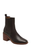 Silent D Naydo Bootie In Dark Brown