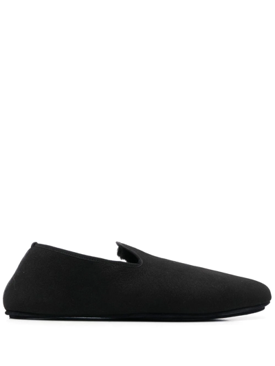 Roberto Cavalli Square-toe Flat Slippers In 05051